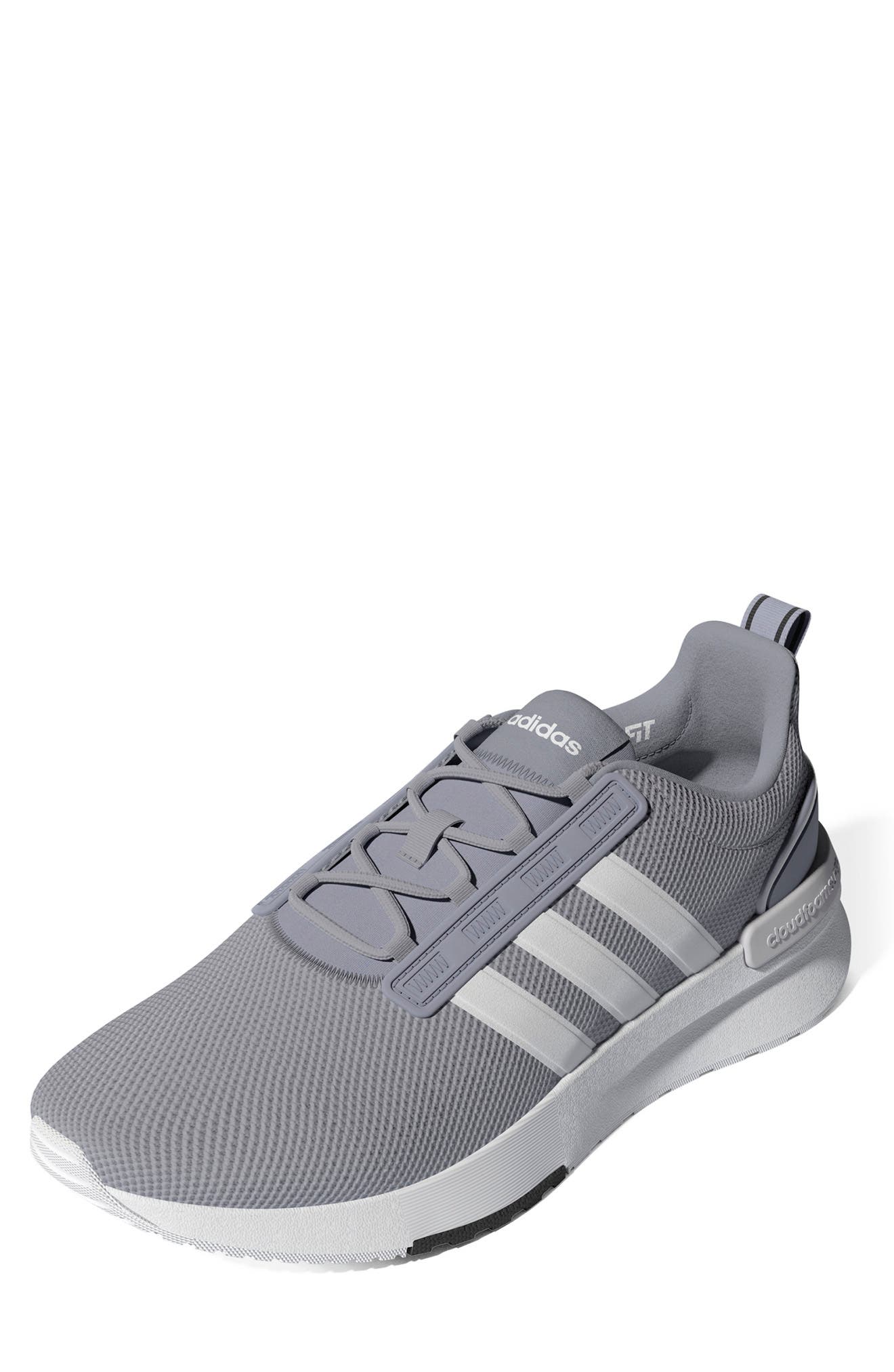 Racer Sneaker, Main, color, HALO SILVER/ WHITE/ DASH GREY