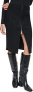 DKNY Zip Front Sweater Skirt