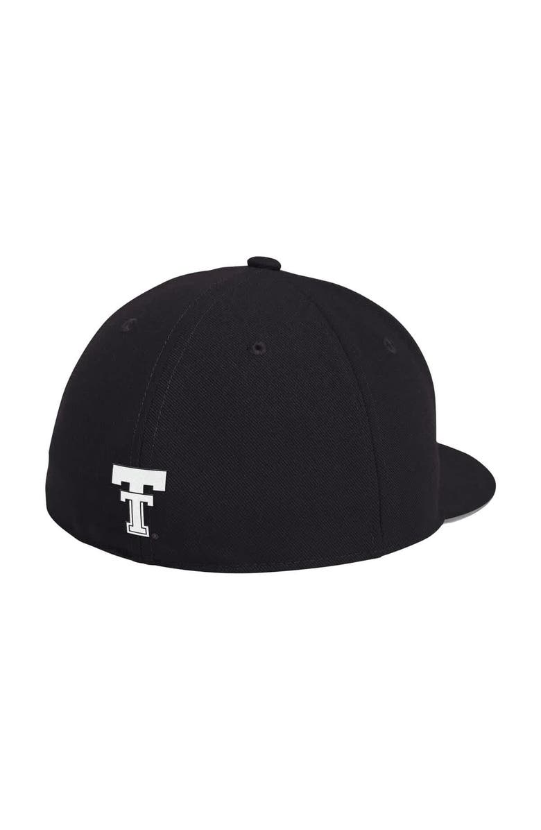 adidas Men's adidas Black Texas Tech Red Raiders On-Field Fitted Baseball Hat, Alternate, color,