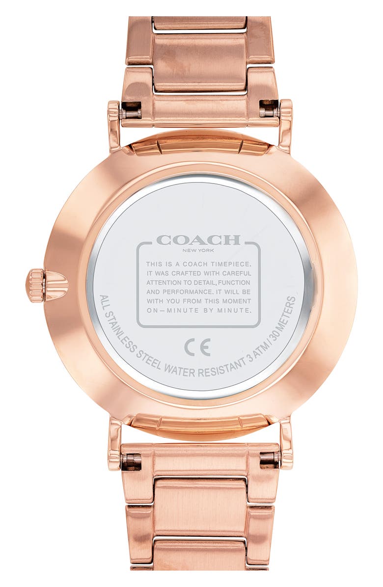 COACH Perry Bracelet Watch, 36mm, Alternate, color, Chalk