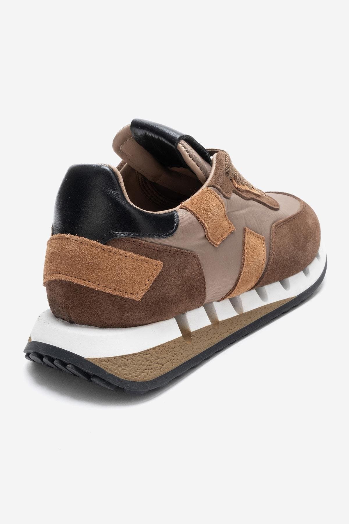 Forever & Always Shoes Vian Leather Platform Sneaker, Alternate, color, Beige