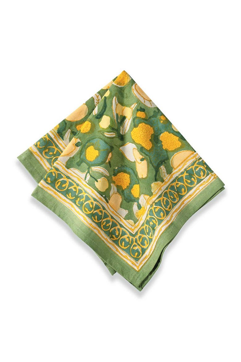 Fruit Napkins, Main, color, Yellow/Green 19" x 19"
