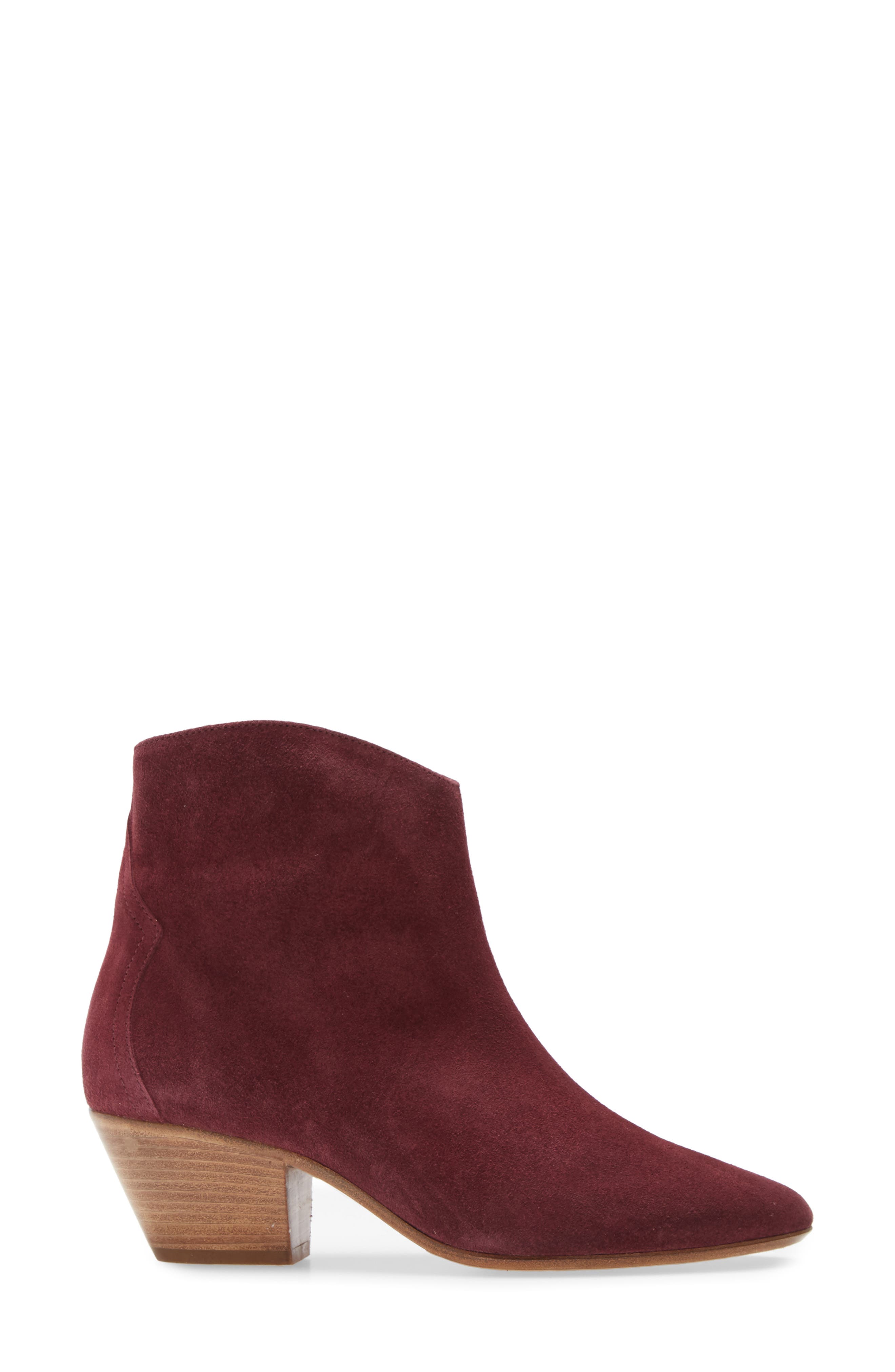 Dacken Stacked Heel Bootie, Alternate, color, AUBERGINE