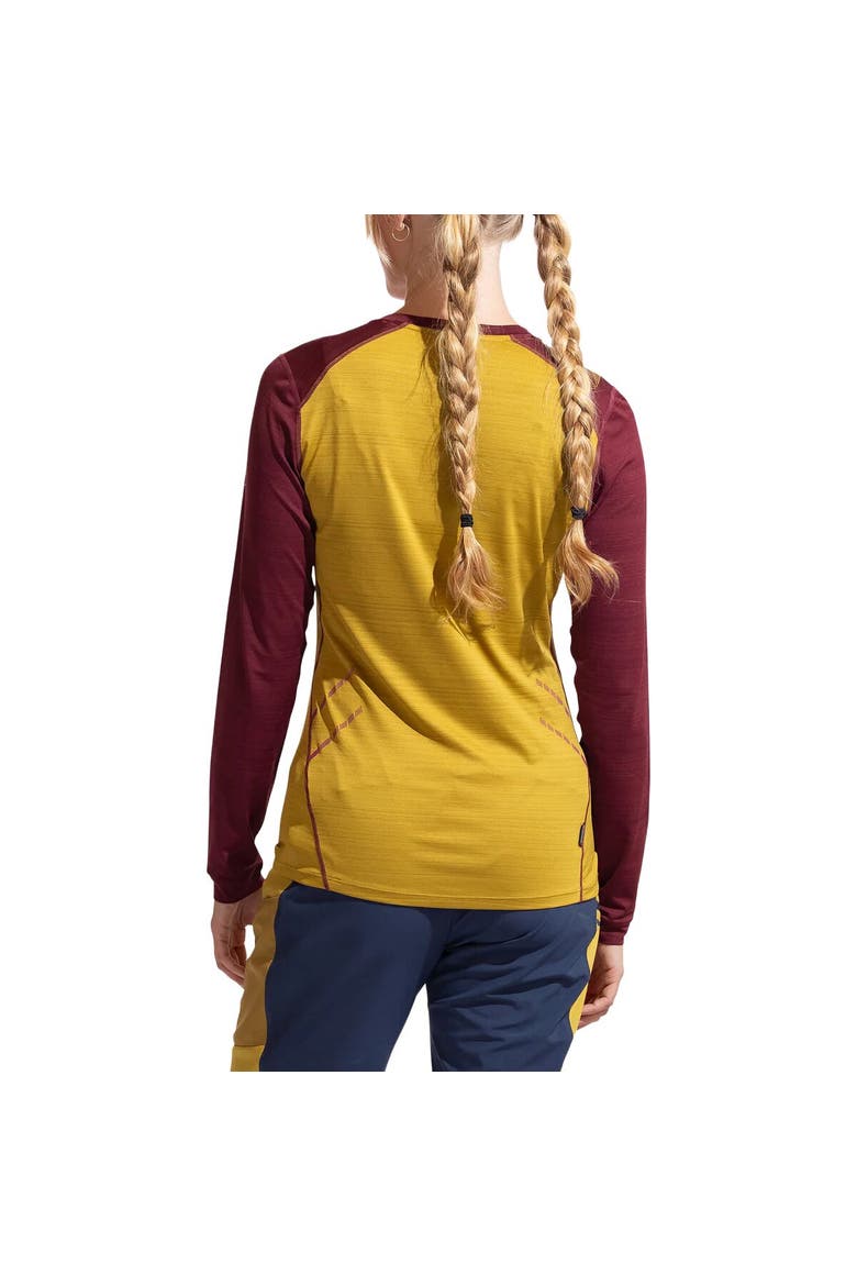 Tour Long-Sleeve Shirt - Women's, Alternate, color, Savana/Redwood