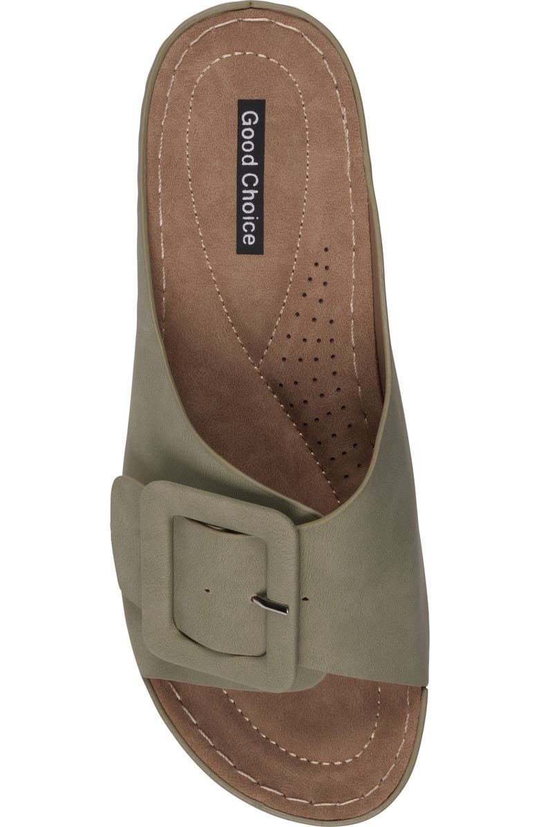 GC SHOES Hamden Platform Slide Sandal, Alternate, color, Green