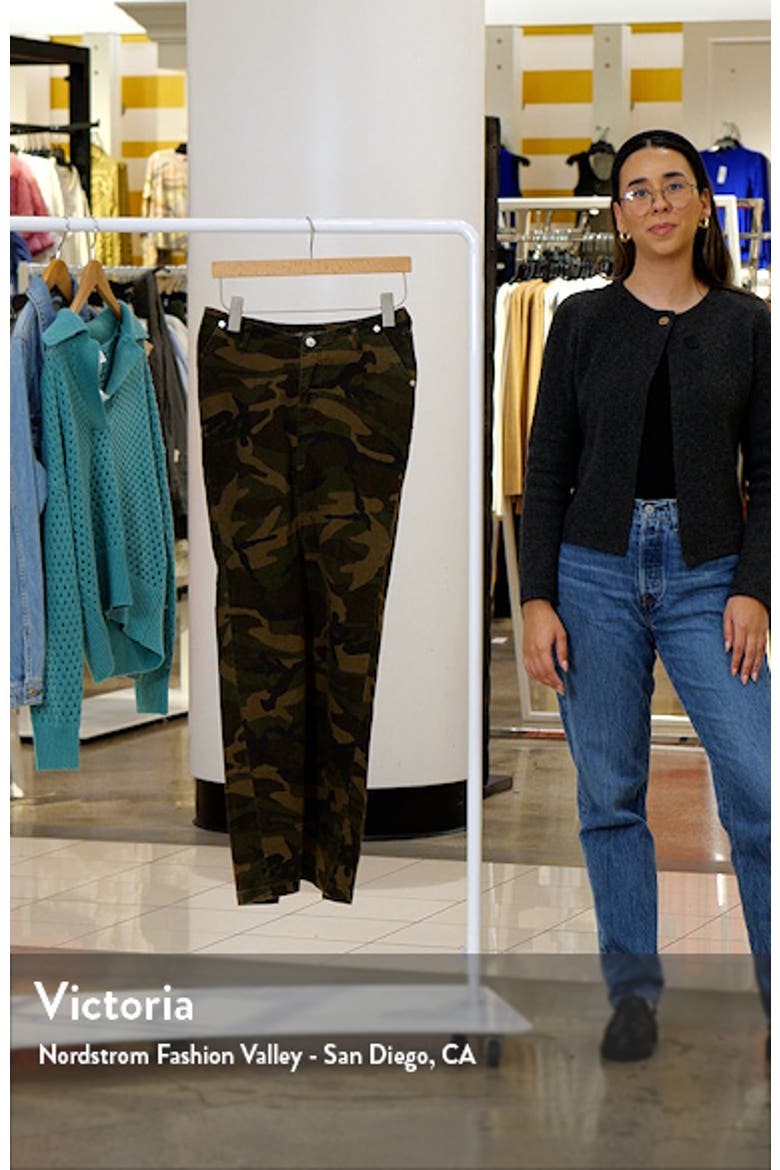 Camo Denim Maxi Skirt video