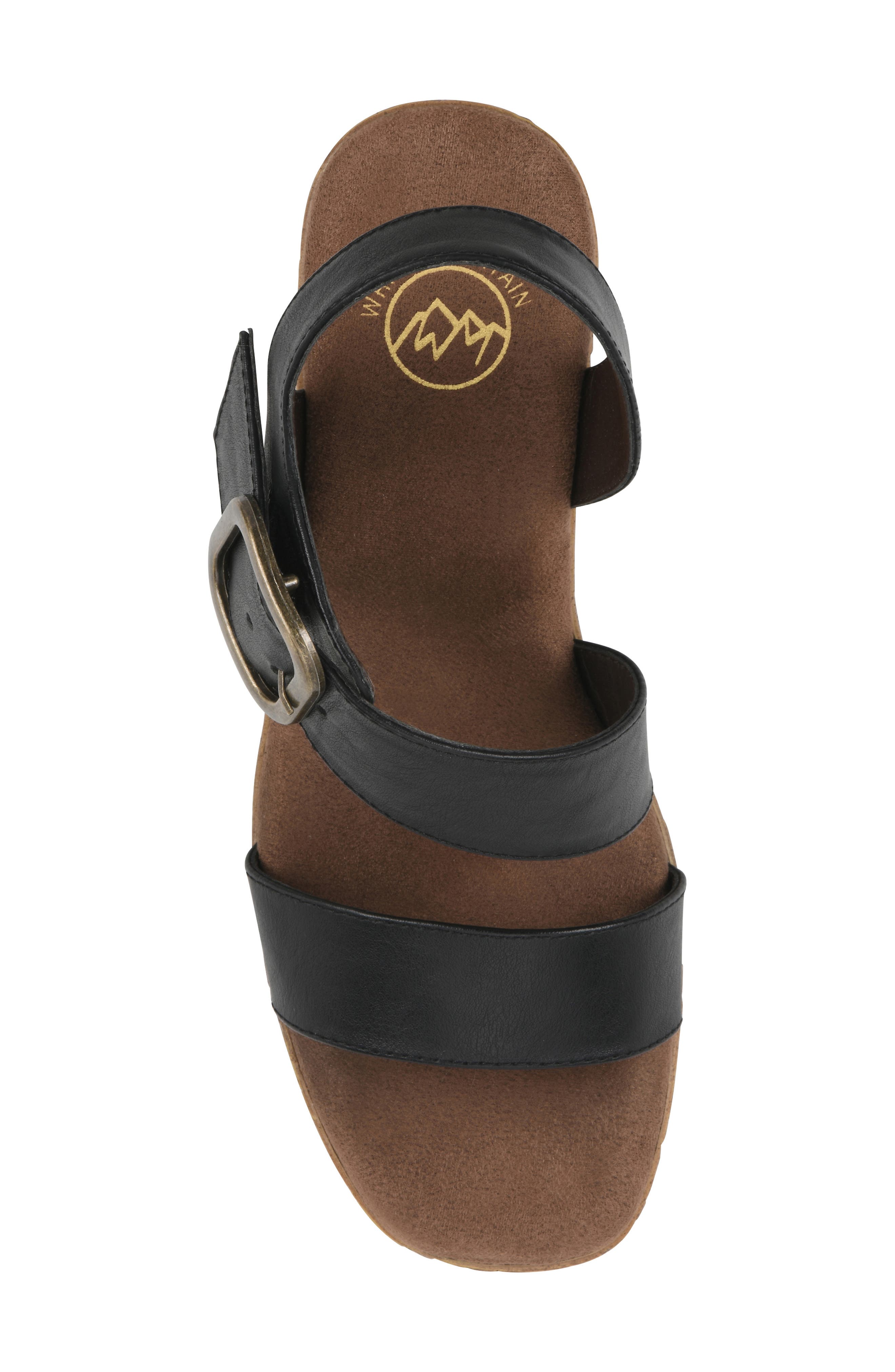 White Mountain Footwear Barb Platform Sandal, Alternate, color, 