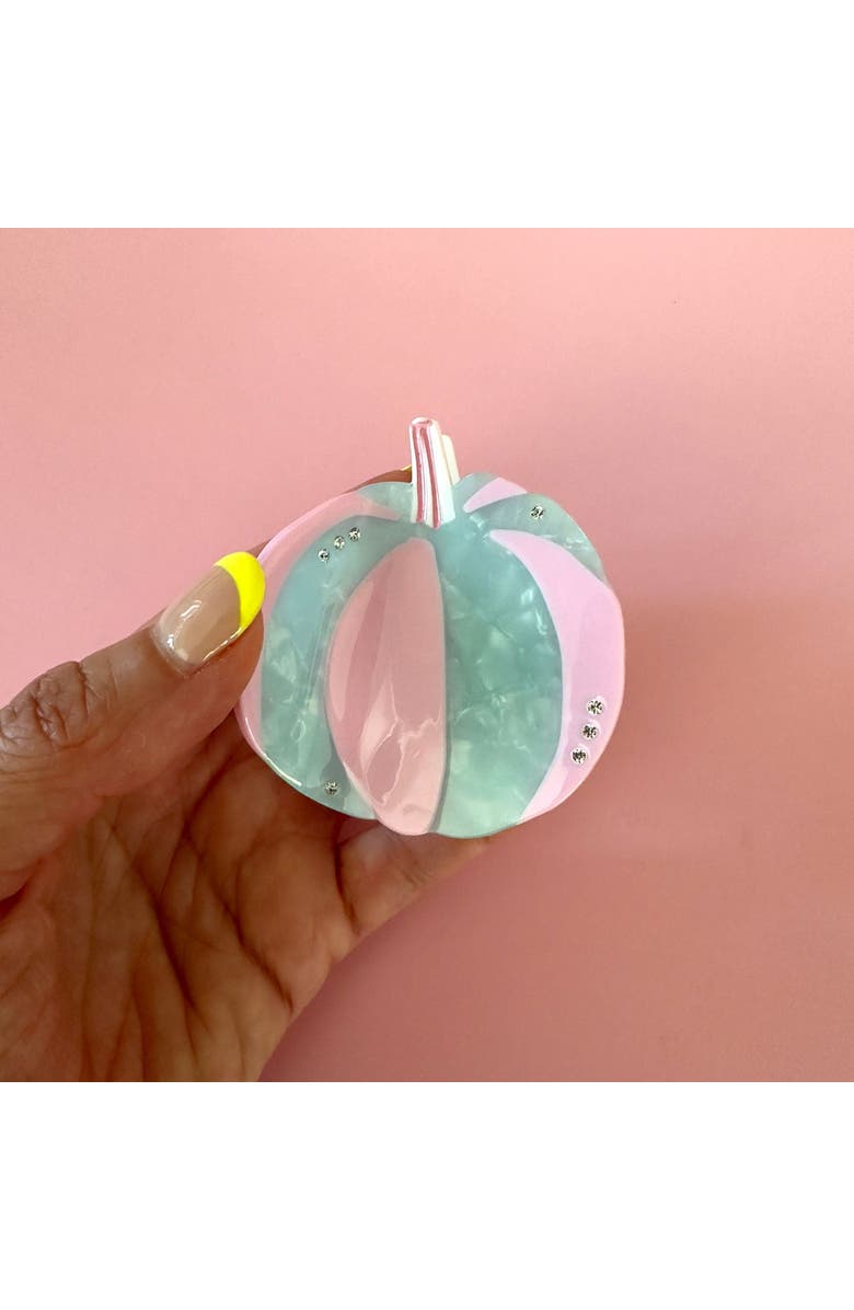 Centinelle Blue Pumpkin Hair Claw, Alternate, color,