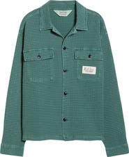 Brain Dead Waffle Button-Up Shirt