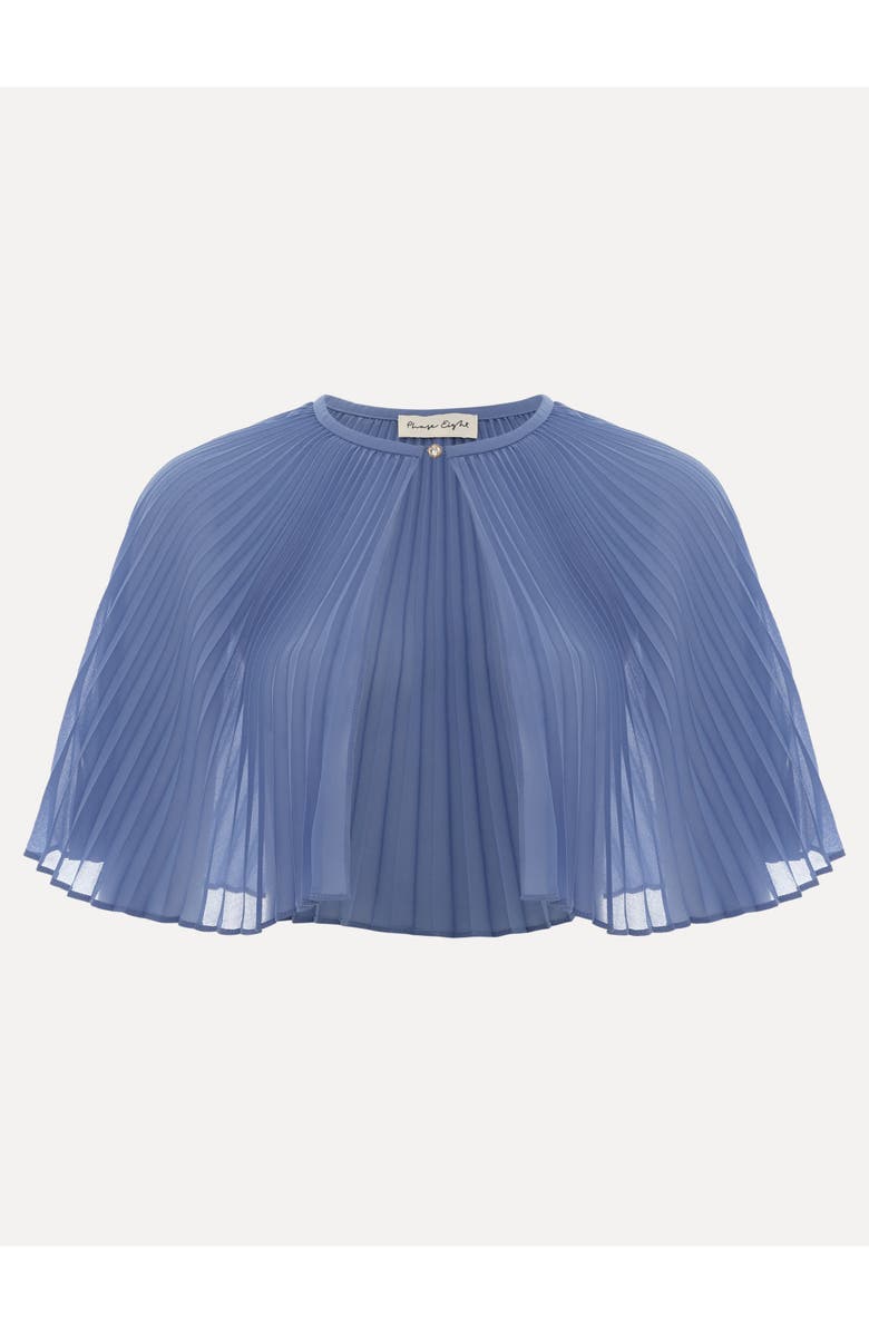 Phase Eight Anora Pleated Cover, Alternate, color, Pale Blue
