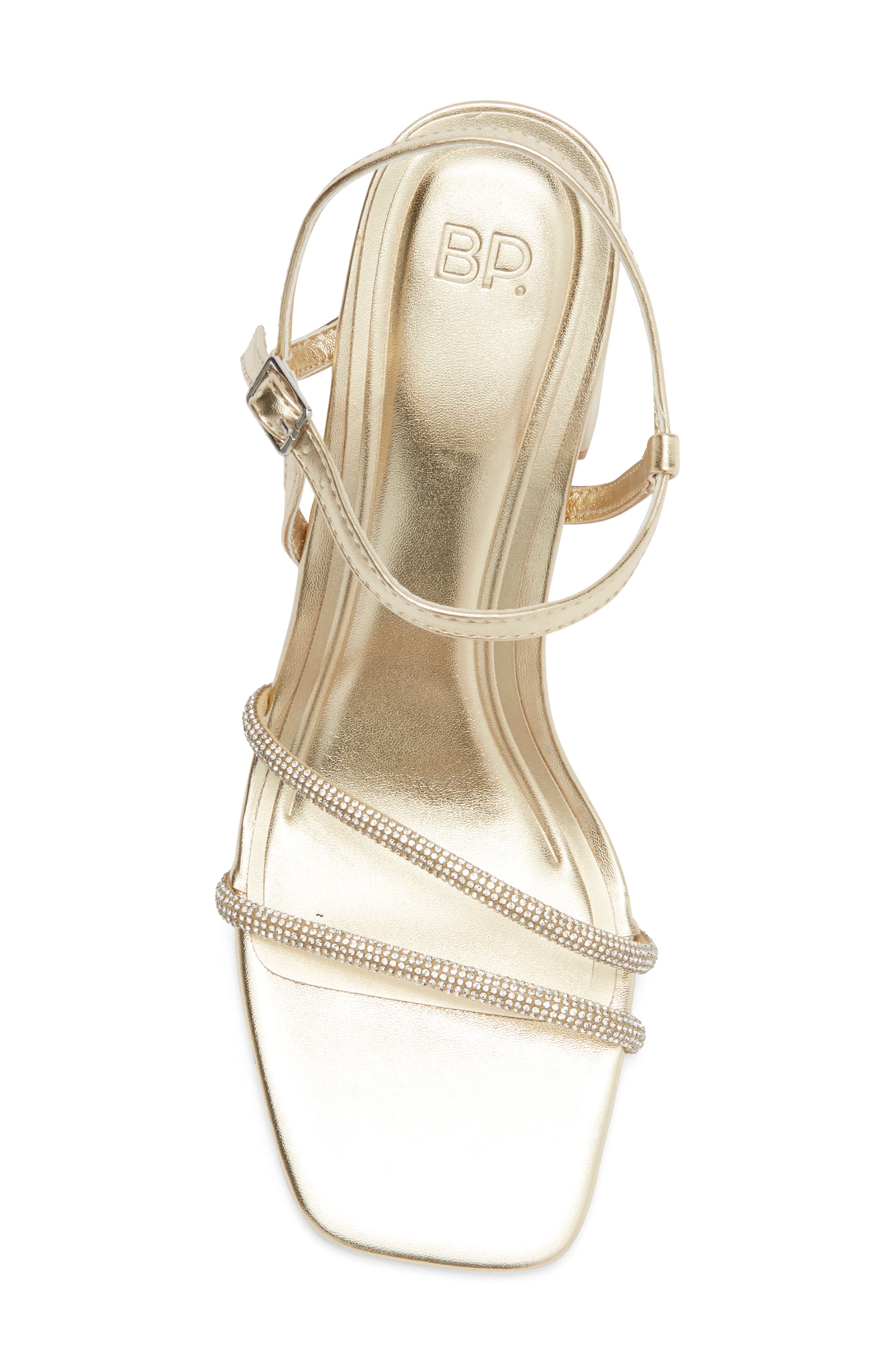 Ayla Heeled Sandal, Alternate, color, GOLD METALLIC STONES