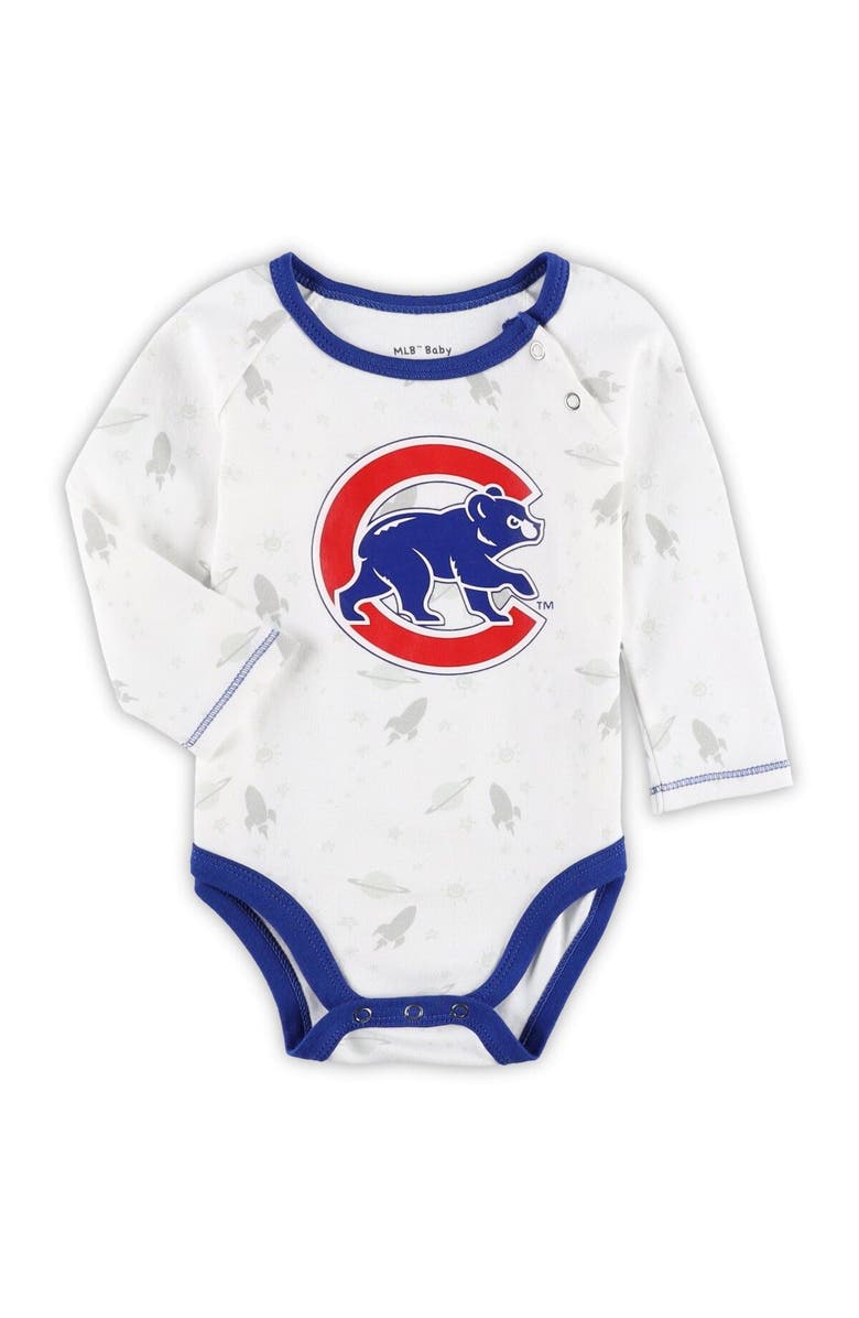 Outerstuff Newborn & Infant Royal/White Chicago Cubs Dream Team Bodysuit Hat & Footed Pants Set, Alternate, color, 