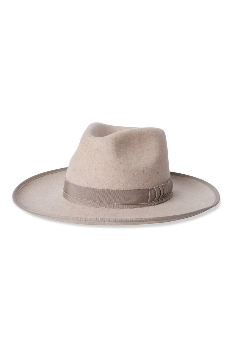 Reno Felted Wool Fedora, Main, color, OATMEAL