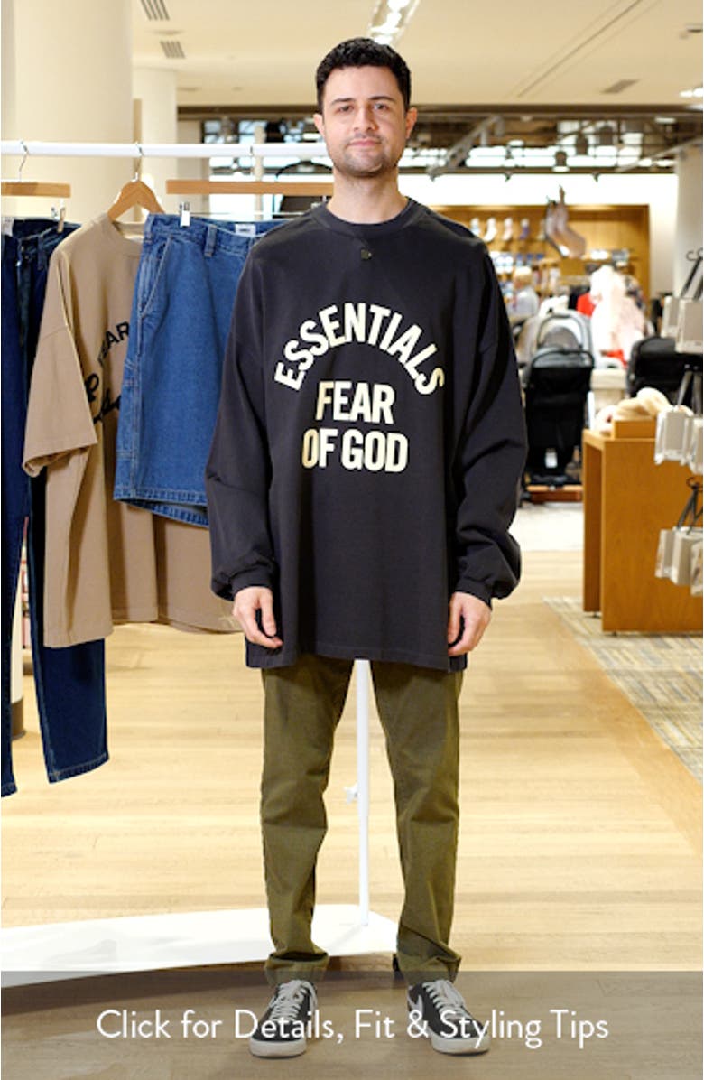 Campus '90s Long Sleeve Logo Graphic T-Shirt, sales video thumbnail