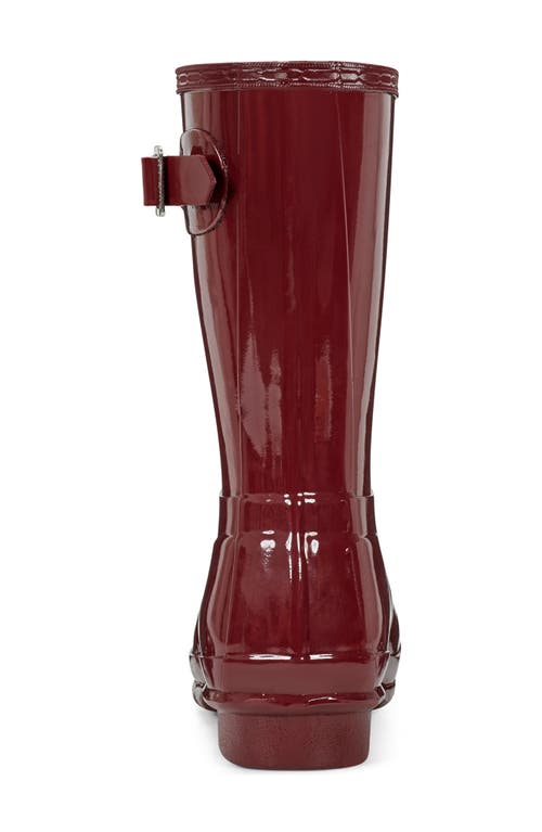 HUNTER HUNTER ORIGINAL TOUR SHORT GLOSS PACKABLE RAIN BOOT 