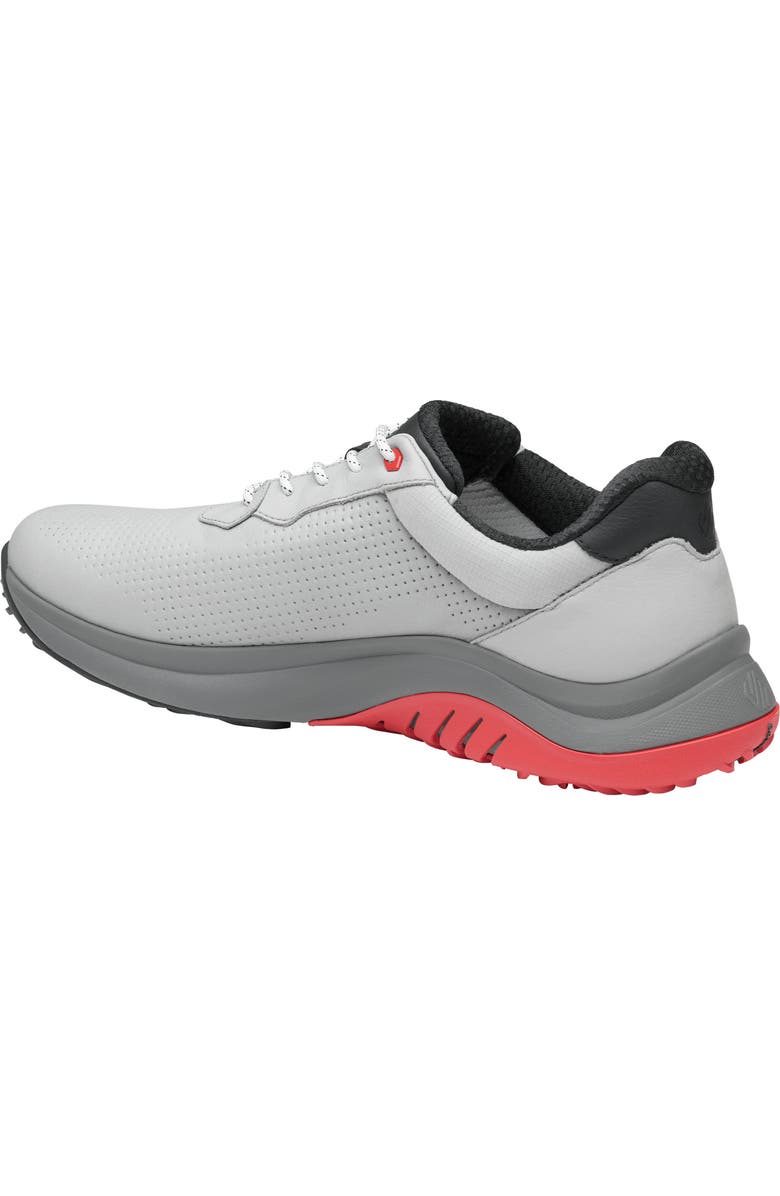 Johnston & Murphy HT1-Luxe Hybrid Golf Shoe, Alternate, color, Light Gray Waterproof Full