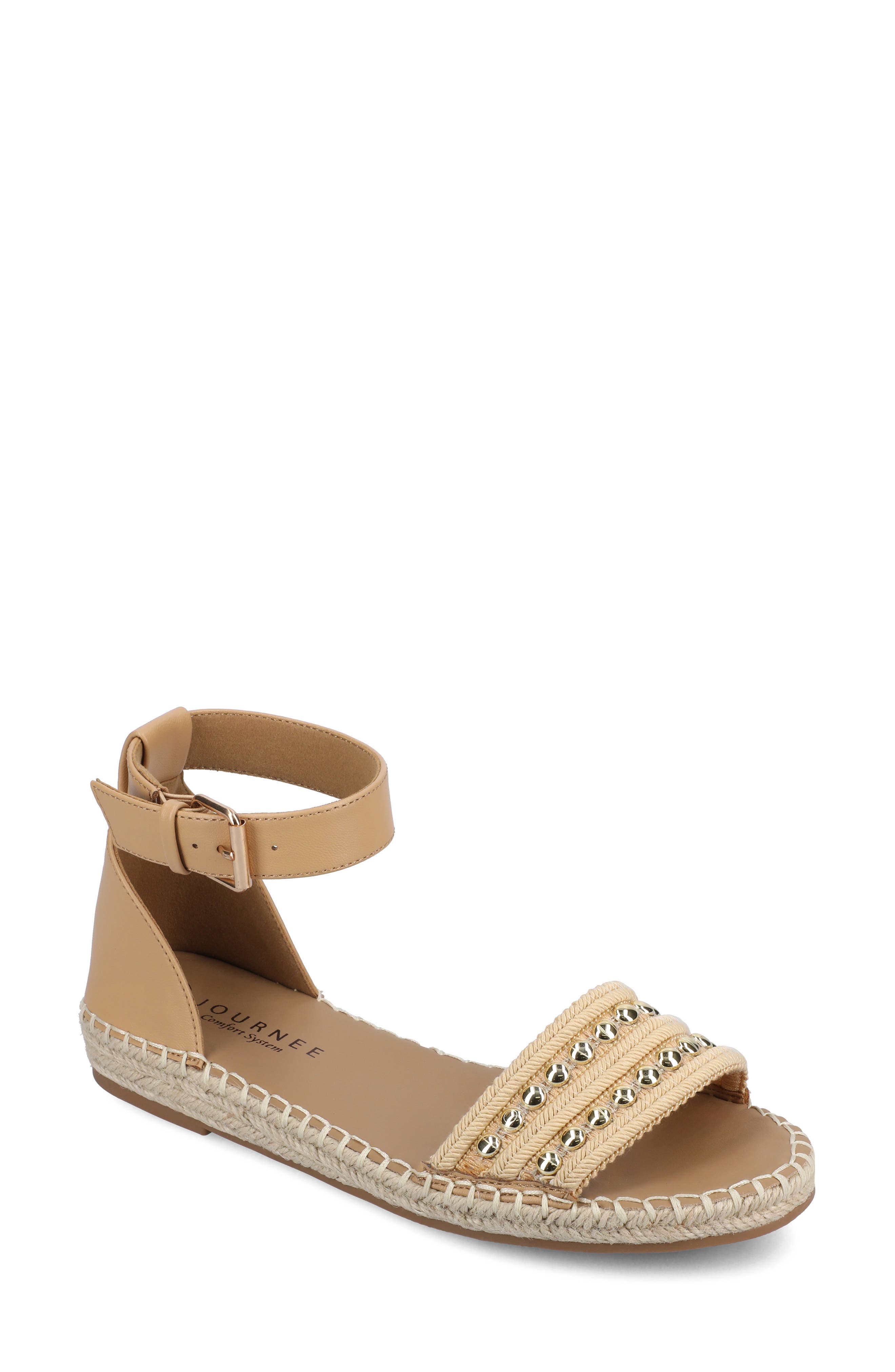 Journee Collection Tristeeen Ankle Strap Espadrille Sandal
