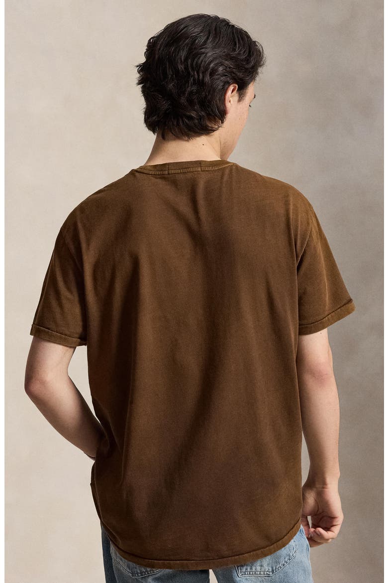 Ralph Script Graphic T-Shirt, Alternate, color, BROWN