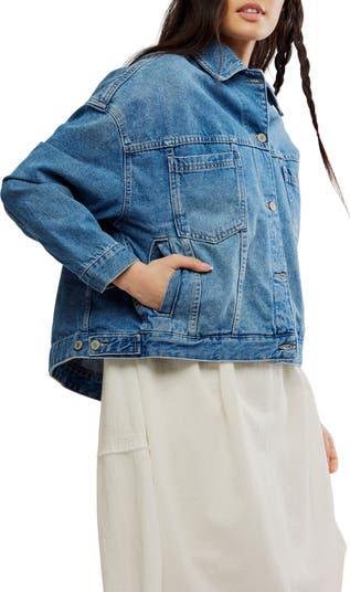 We The Free Opal Swing Denim Trucker Jacket