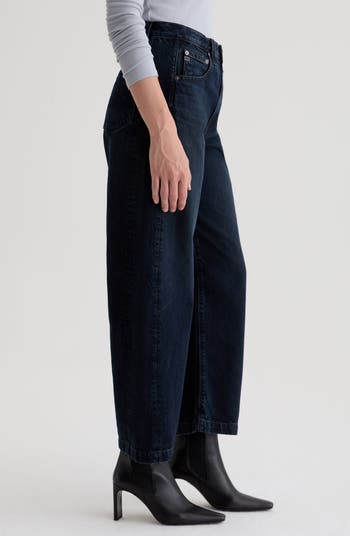 Hattie High Waist Ankle Wide Barrel Leg Jeans