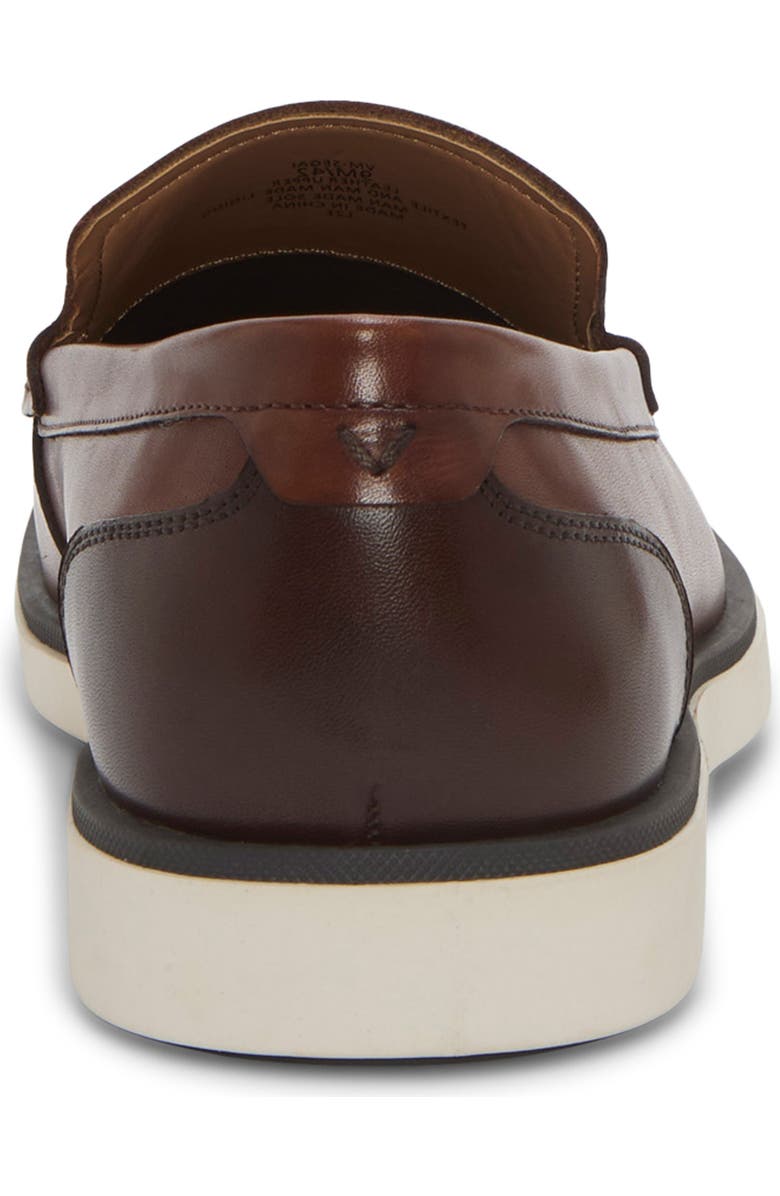 Vince Camuto Sevrin Moc Toe Loafer, Alternate, color, Cuero/Brown