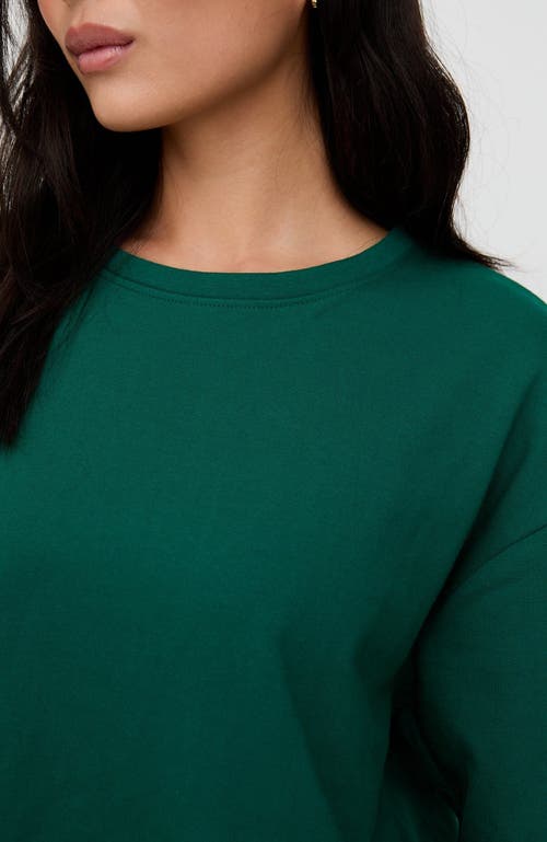 Turtledove London Organic Cotton Ivy Sweatshirt In Green