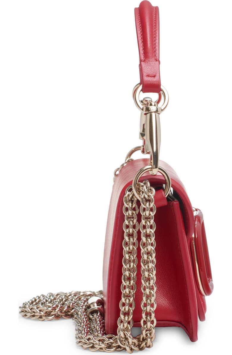 Valentino Garavani Small Locò Leather Shoulder Bag, Alternate, color,