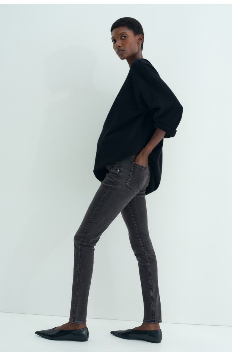 H&M Mama skinny jeans, Alternate, color, Black/Washed