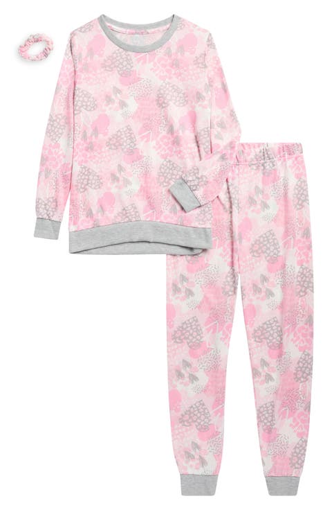 Kids' Two-Piece Pajamas & Scrunchie Set (Big Kid)