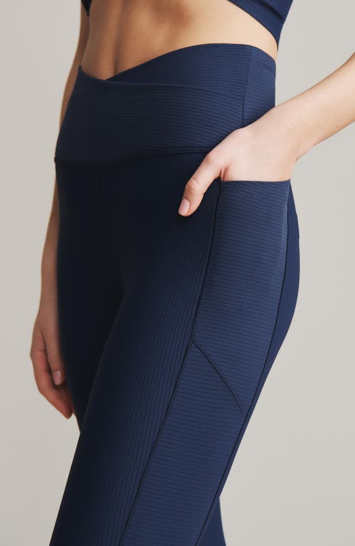 Rhone Ripple Pocket Ankle Leggings In Blue