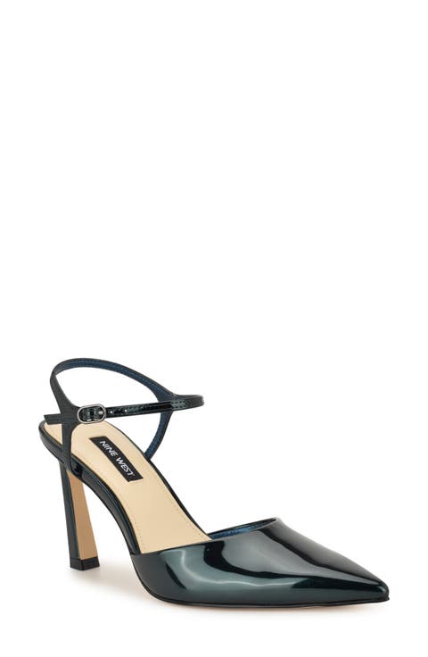 Dres Ankle Strap Pointed Toe Pump (Women)
