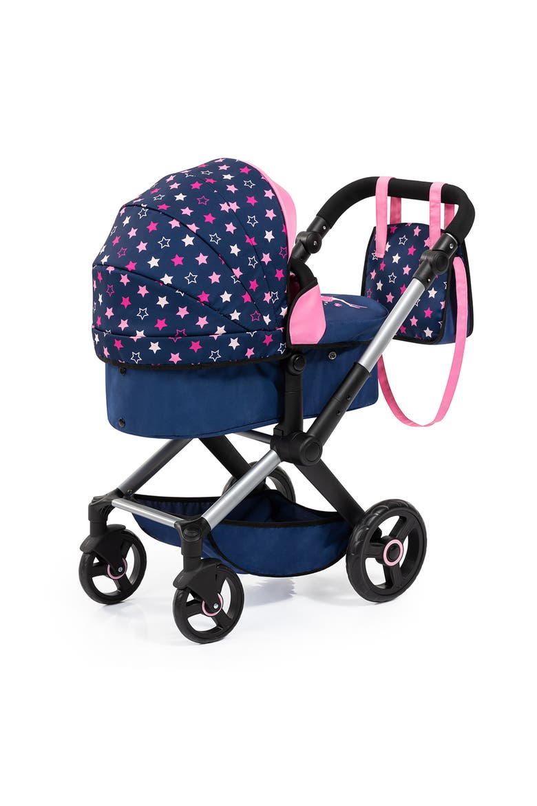 Pram Xeo, Stars - Includes Shoulder Bag, Fits Dolls Up to 18 Inches, Alternate, color, Multicolored