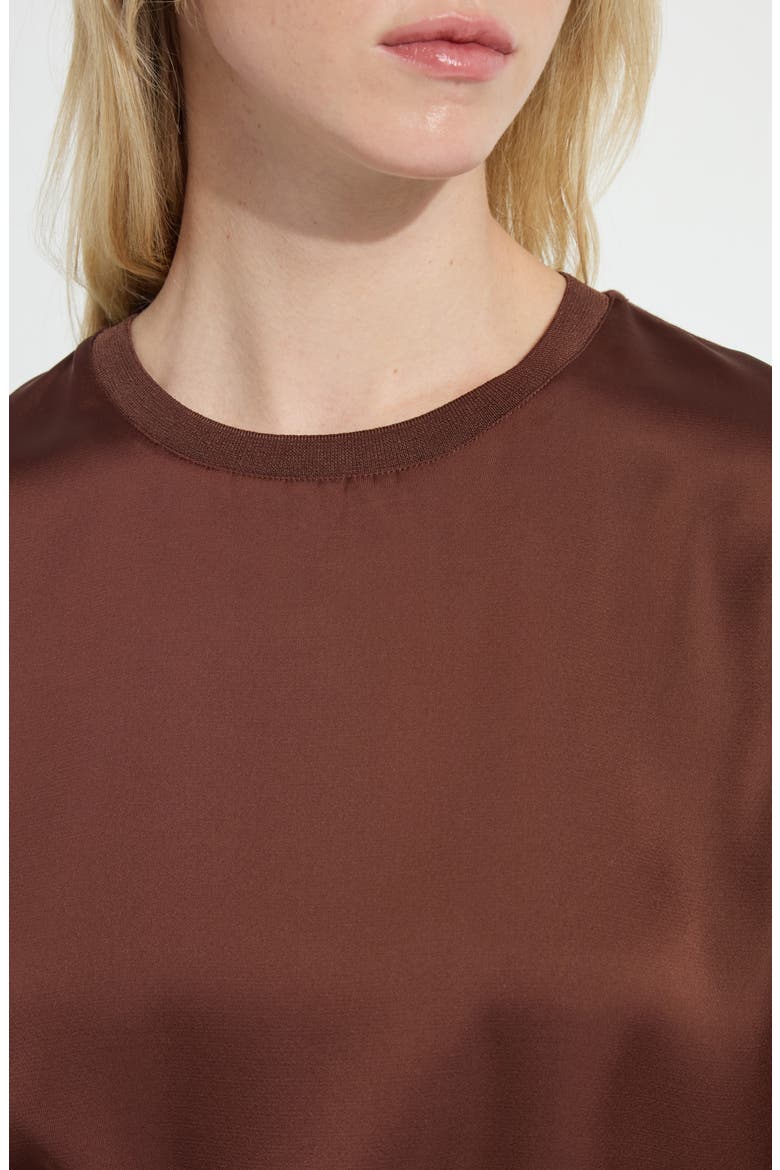 Ginger Mixed Media Dolman Tee, Alternate, color, MAPLE