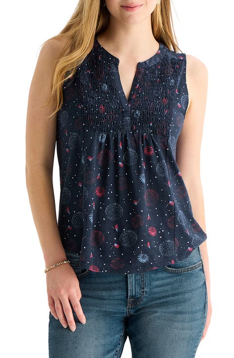 Fireworks Smocked Tank