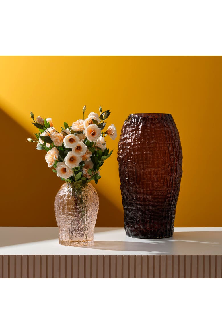 Molten Vase L, Alternate, color, Caramel