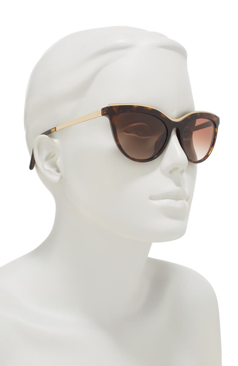 Dolce&Gabbana Dolce and Gabbana 54mm Cat Eye Sunglasses, Alternate, color,