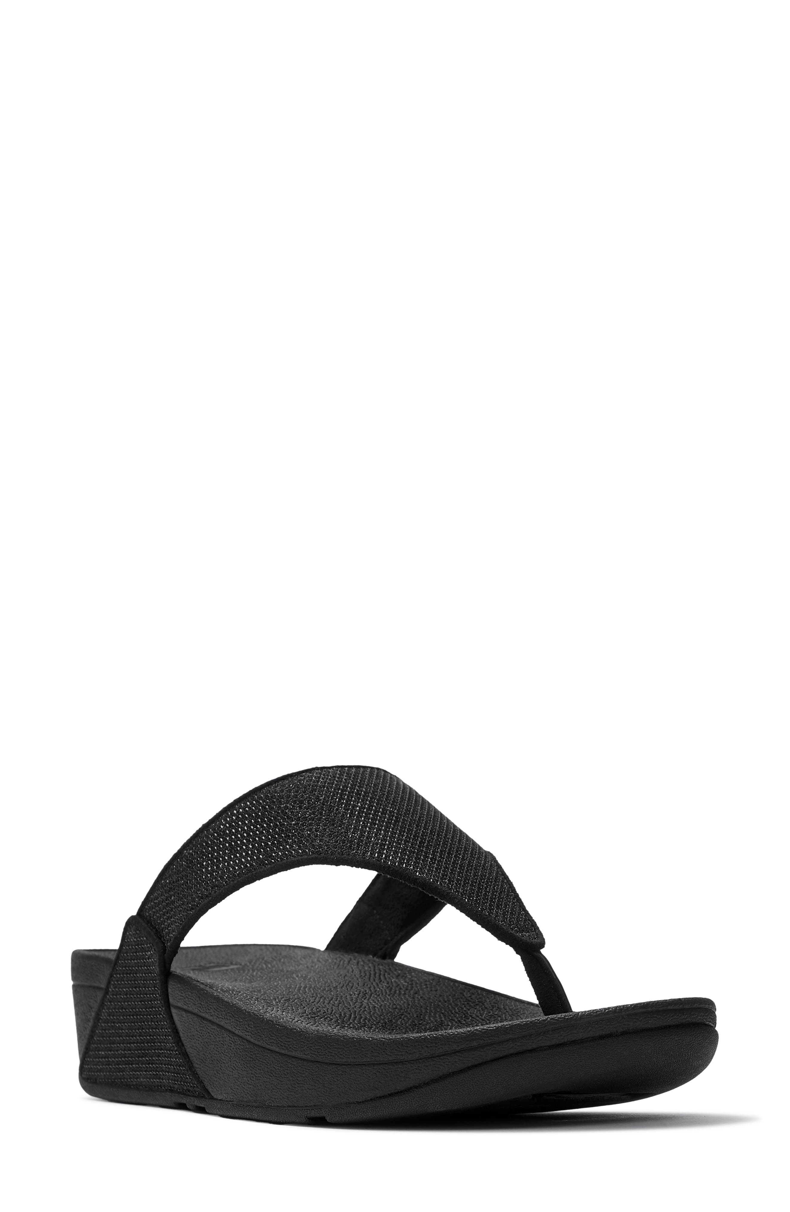 FitFlop Lulu Shimmerglitz Toe Post Sandal