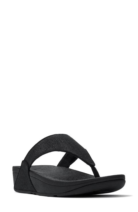 Lulu Shimmerglitz Toe Post Sandal (Women)