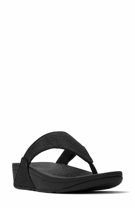 FitFlop Lulu Shimmerglitz Toe Post Sandal