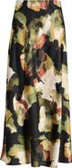Anne Klein Print Flare Maxi Skirt