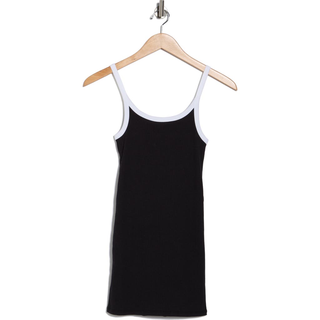 Florence By Mills Ribbed Cami Minidress With Shorts In Black