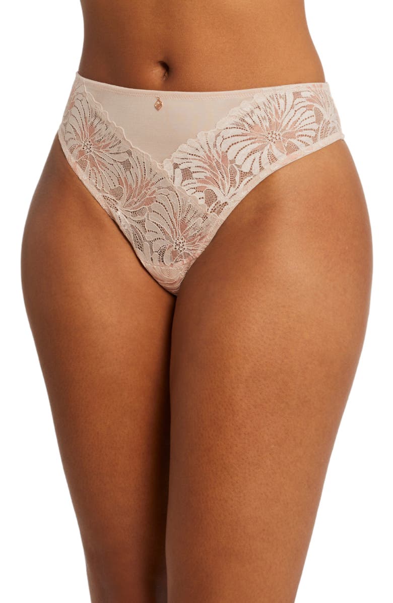 Montelle Intimates Anniversary Thong, Main, color, Lotus