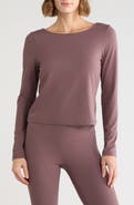 Z by Zella Serenity Twist Back Long Sleeve Tee
