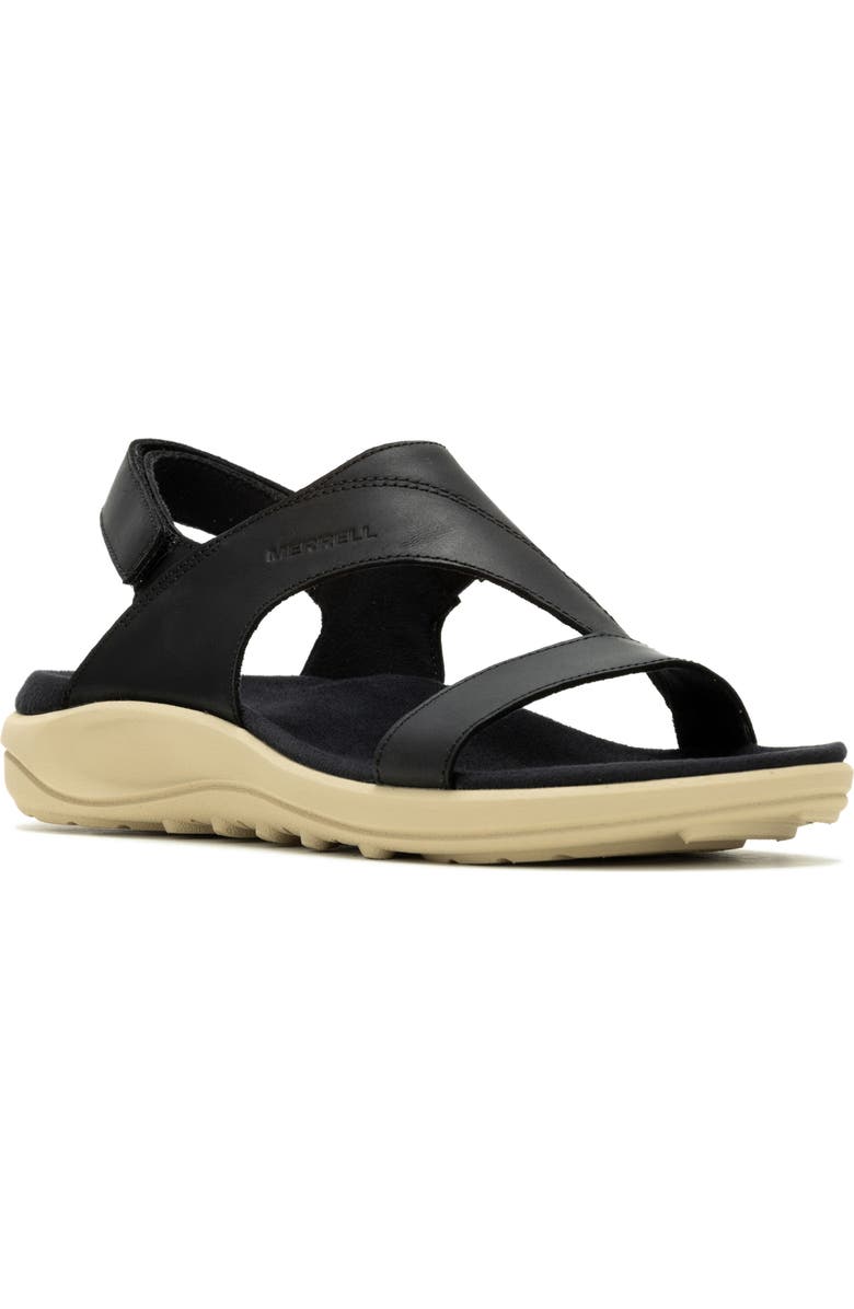 Merrell District 4 Luxe Backstrap Sandal, Main, color, Black