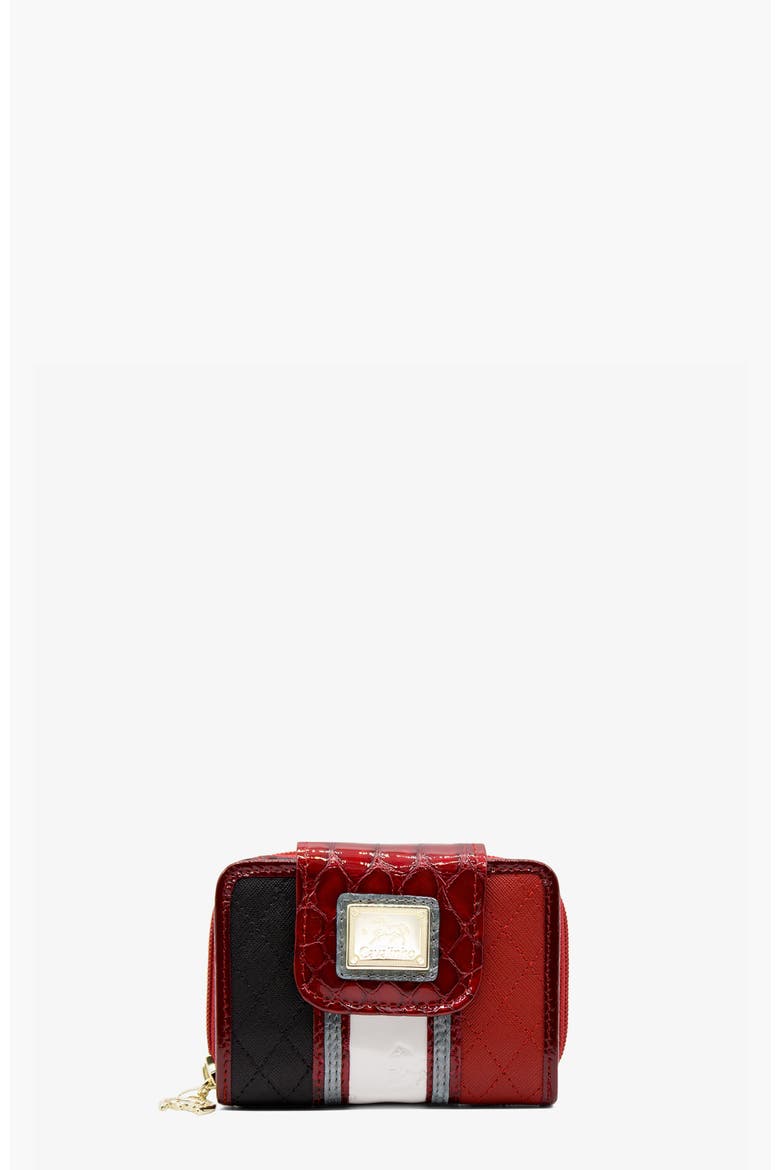 Royal Wallet 218, Main, color, Navy / Red / White / Silver