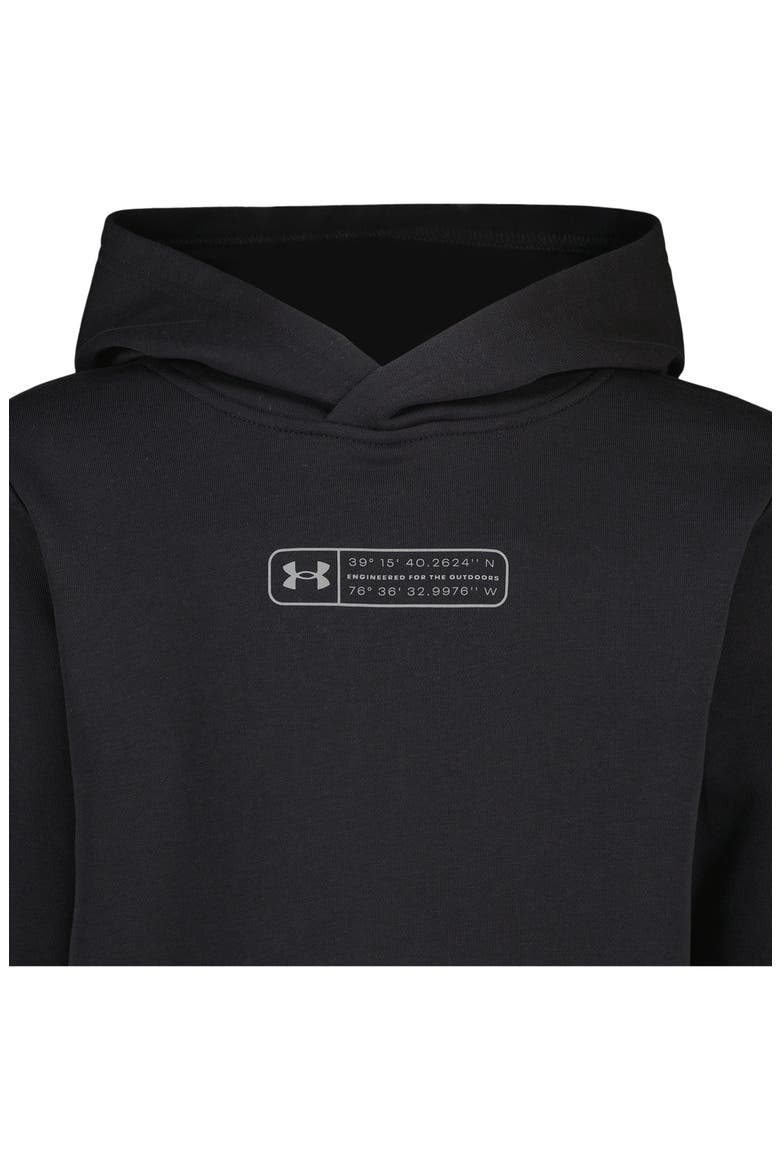 Kids' Ode Globe Graphic Hoodie, Alternate, color, BLACK