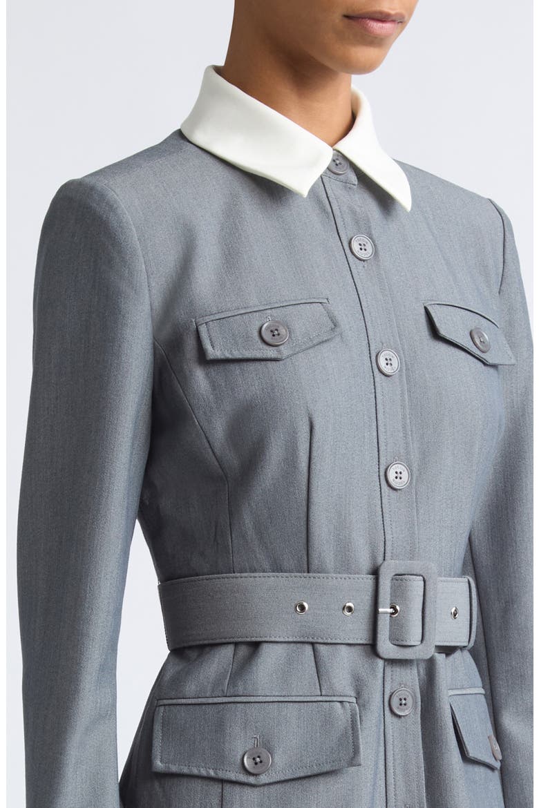 Valerie Long Sleeve Dress, Alternate, color, STEEL