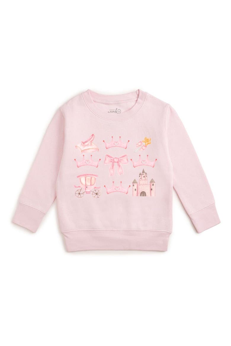Princess Cutie Sweatshirt, Main, color, Ballet Pink
