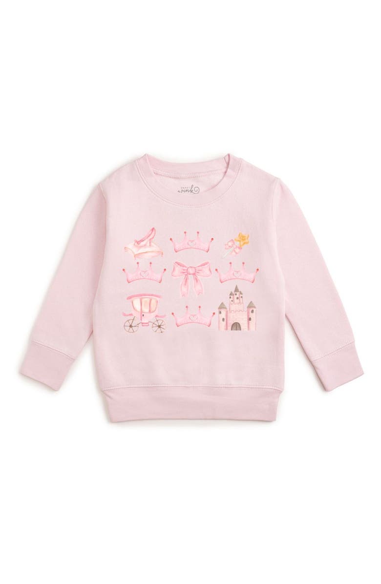 Sweet Wink Princess Cutie Sweatshirt, Main, color, Ballet Pink
