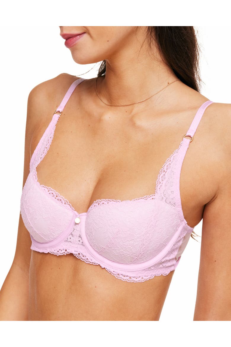 Bonnie Contour Balconette Bra, Alternate, color, Medium pink